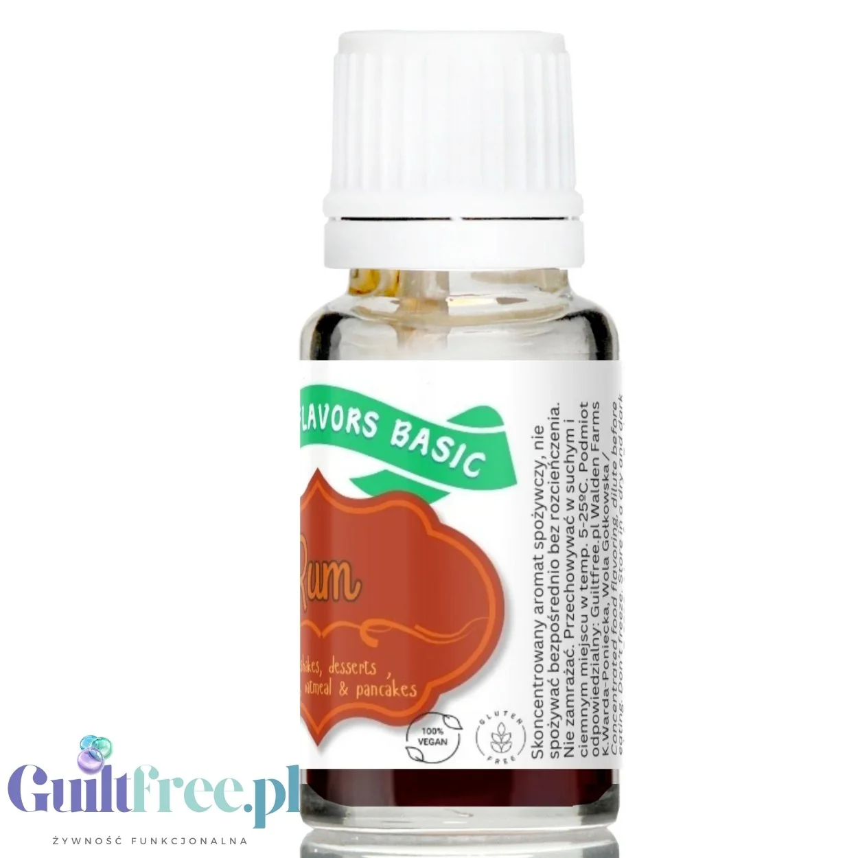 Funky Flavors Basic Rum 10ml - rumowe kropelki aromatyzujące bez cukru, słodzików i tłuszczu - Image 4