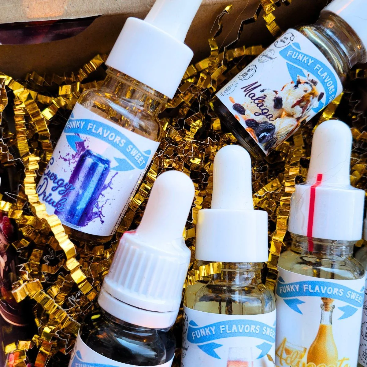 Funky Flavors Sweet 6 x 10ml, Set Testerski Dozwolone od lat 18stu - Image 3