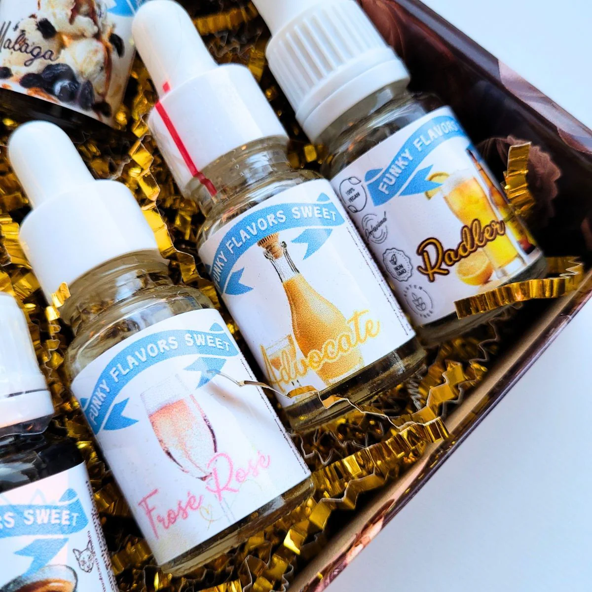 Funky Flavors Sweet 6 x 10ml, Set Testerski Dozwolone od lat 18stu - Image 4