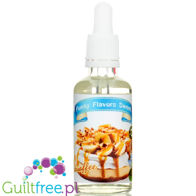 Funky Flavors Sweet Banoffee - słodkie kropelki bez kcal o smaku ciasta bananowego z toffee - Image 2