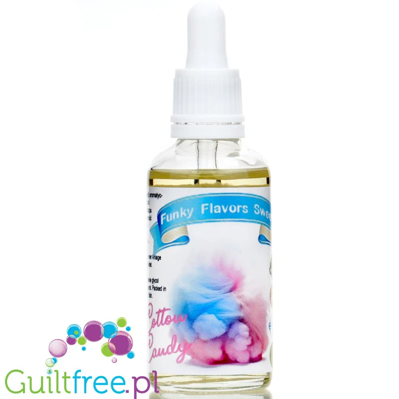 Funky Flavors Sweet Cotton Candy - słodzony aromat bez kcal, Wata Cukrowa - Image 4