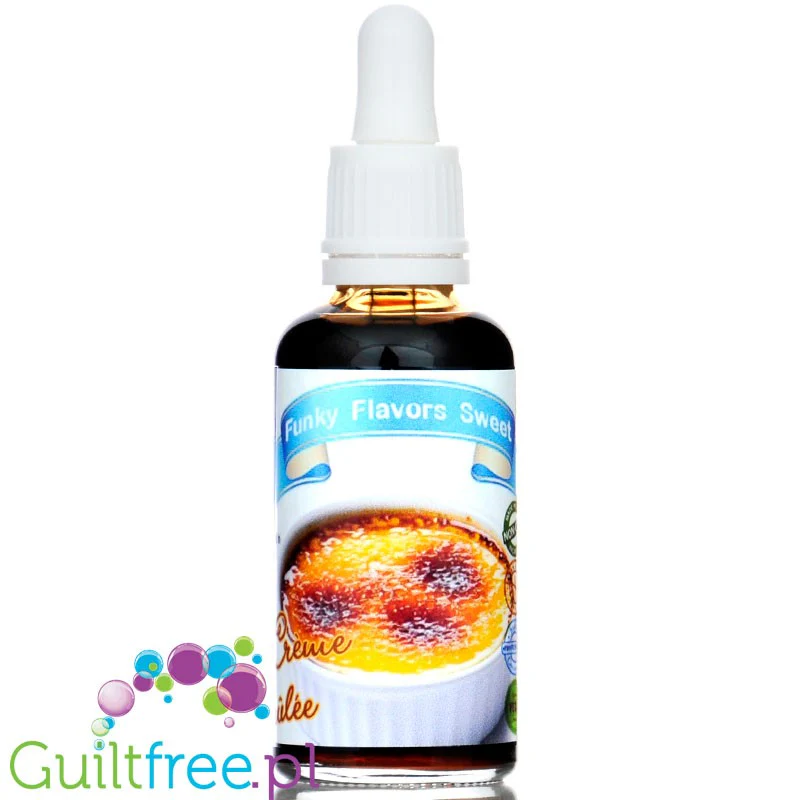 Funky Flavors Sweet Crème Brûlée - słodzące kropelki smakowe bez kcal, cukru i tłuszczu - Image 2