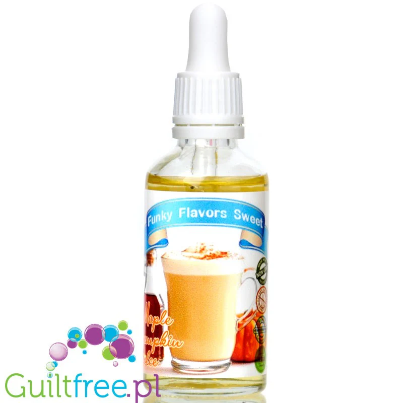 Funky Flavors Sweet Maple Pumpkin Dolce - aromat dyniowego latte z syropem klonowym bez cukru i kalorii - Image 2