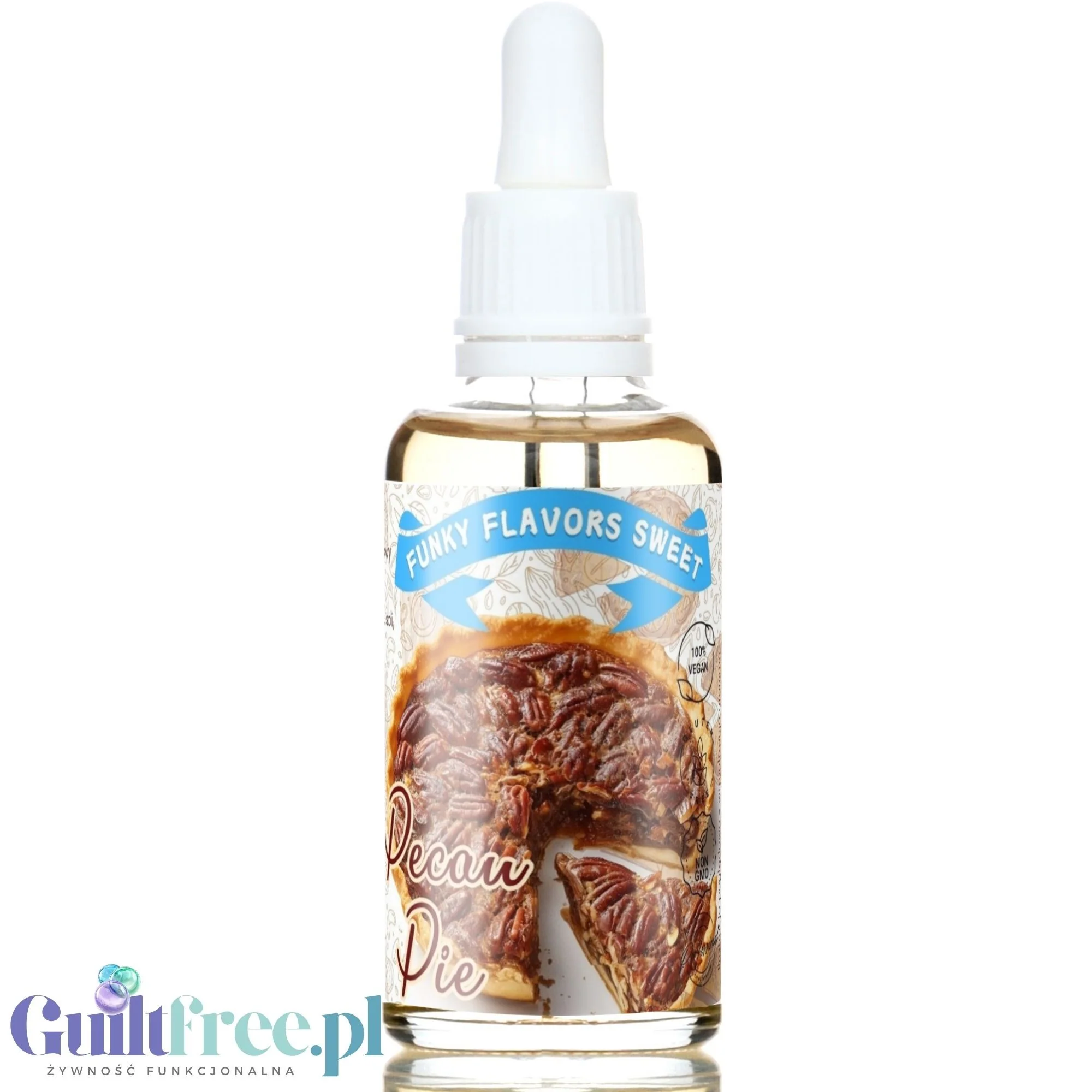 Funky Flavors Sweet Pecan Pie - słodkie kropelki aromatyczne bez cukru i kalorii