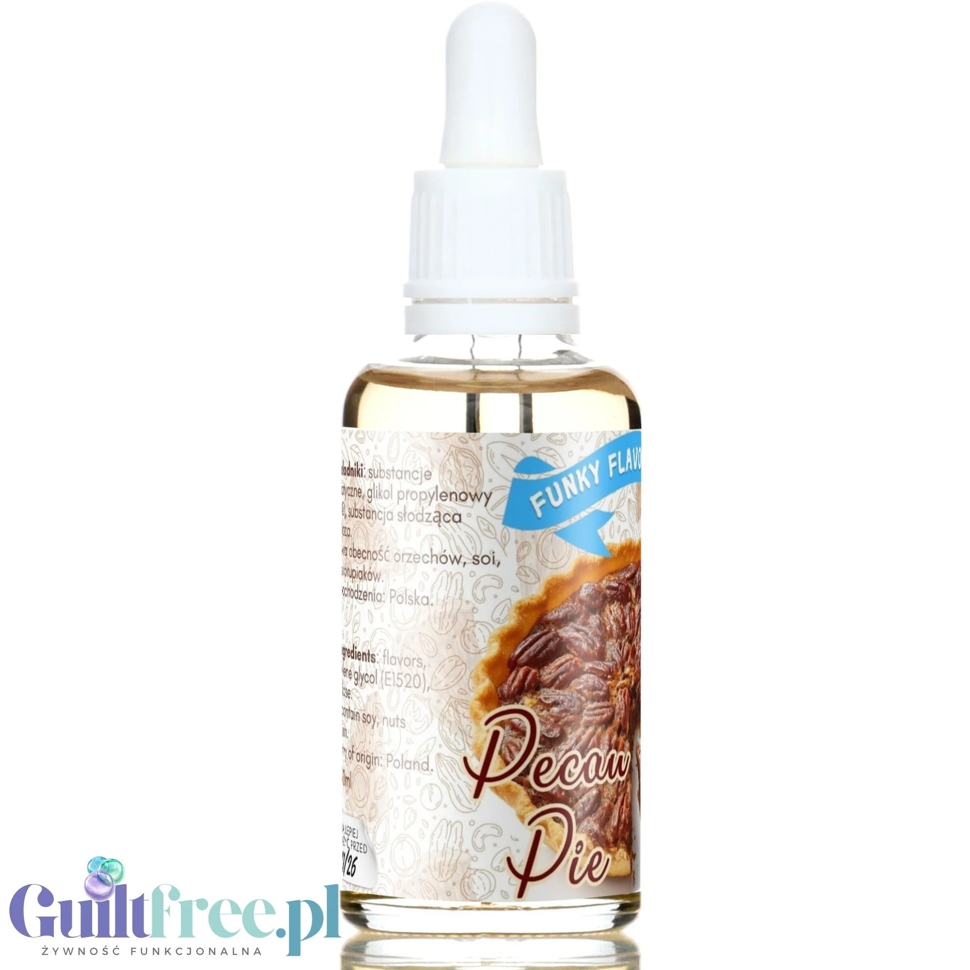 Funky Flavors Sweet Pecan Pie - słodkie kropelki aromatyczne bez cukru i kalorii - Image 2