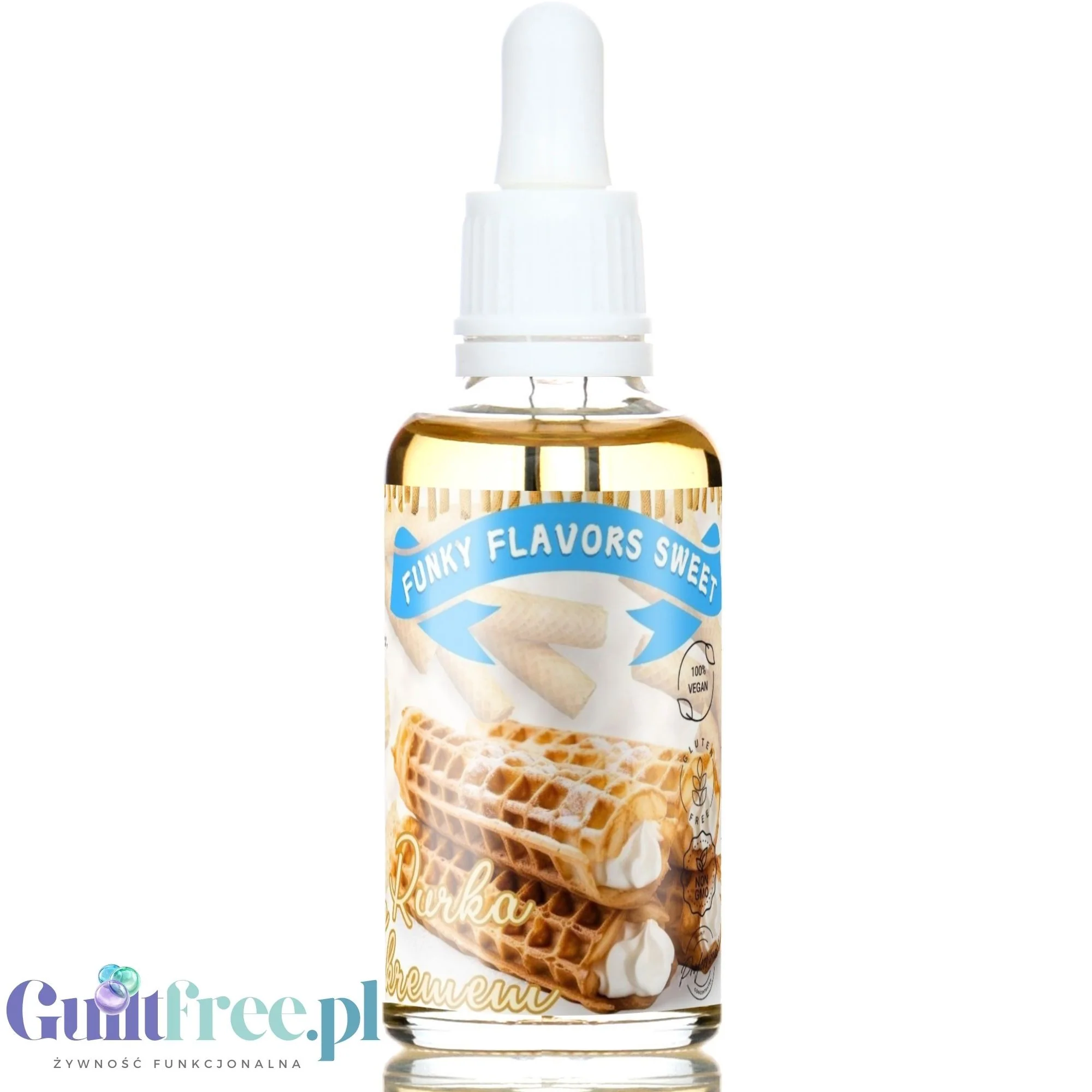 Funky Flavors Sweet Rurka z Kremem - słodzony aromat kruchej rurki z bitą śmietaną