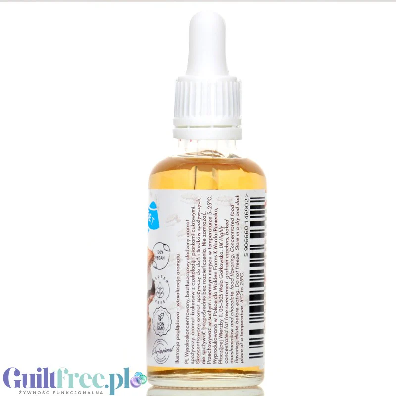 Funky Flavors Sweet S'mores - słodzony aromat bez cukru i tłuszczu, aromat Marshmallow, Czekolady & Krakersów - Image 4