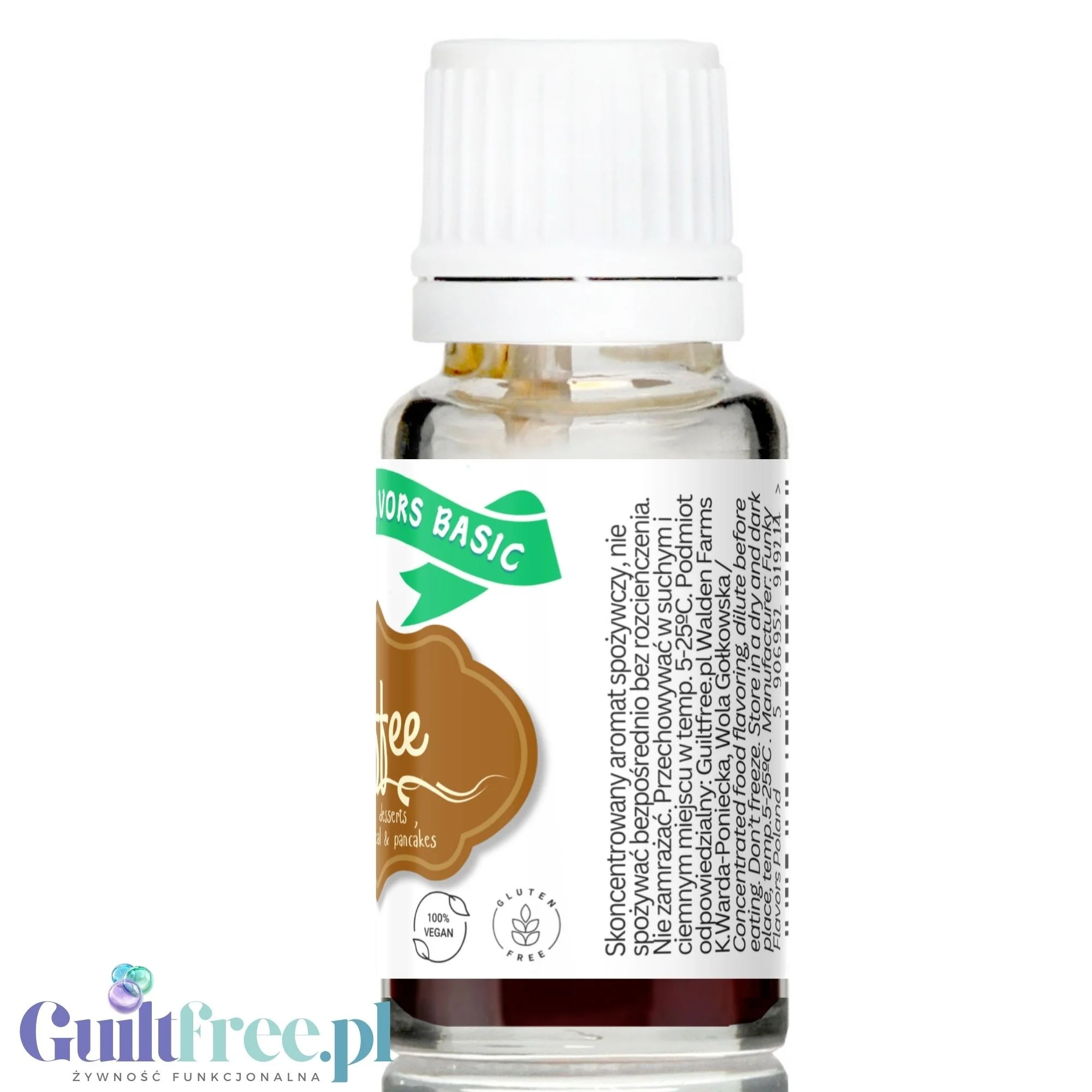 Funky Flavors Basic Toffee 10ml - bezcukrowy aromat toffi, bez kalorii i słodzików - Image 4