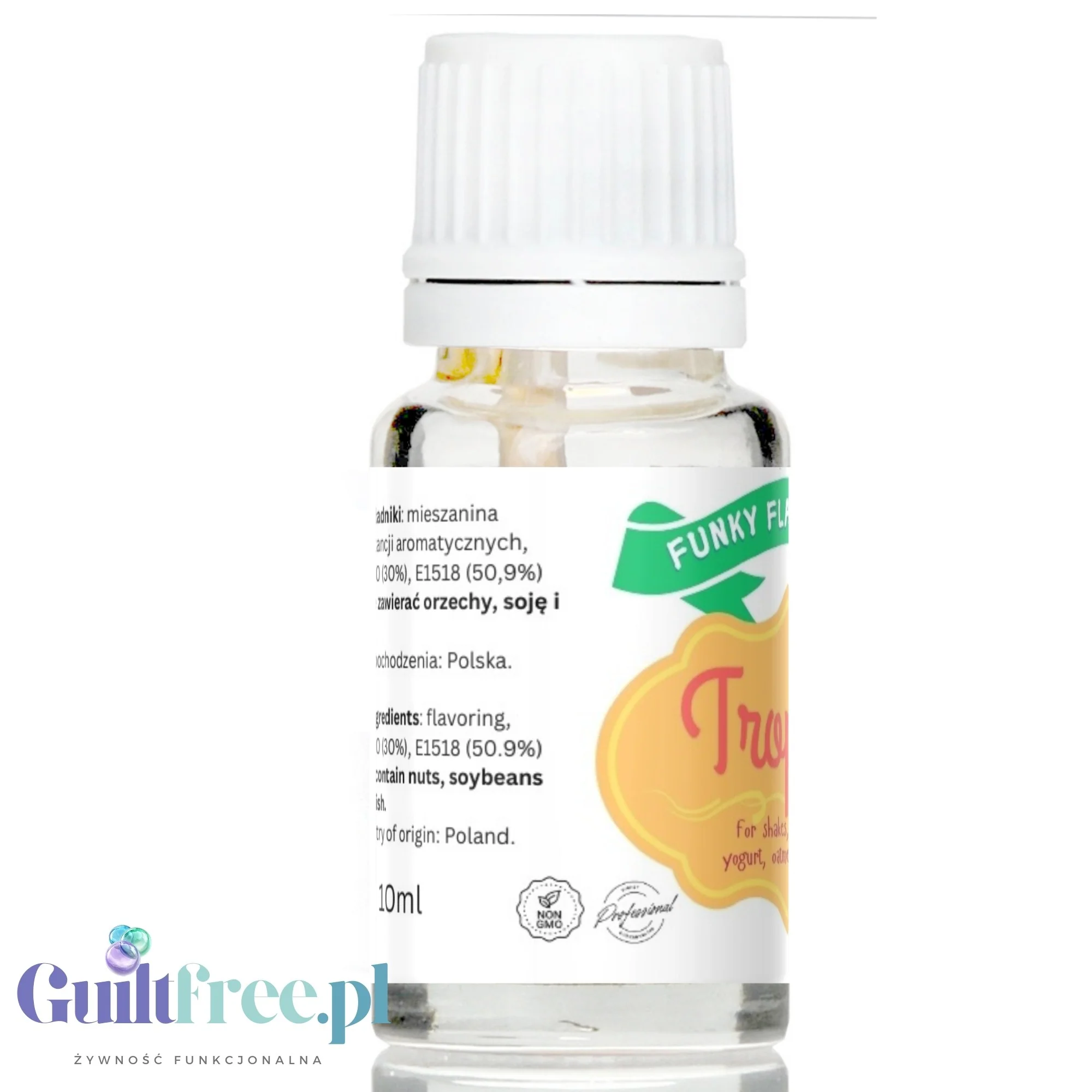Funky Flavors Basic Tropical 10ml - aromat spożywczy bez cukru i słodzików, Owoce Tropikalne - Image 2