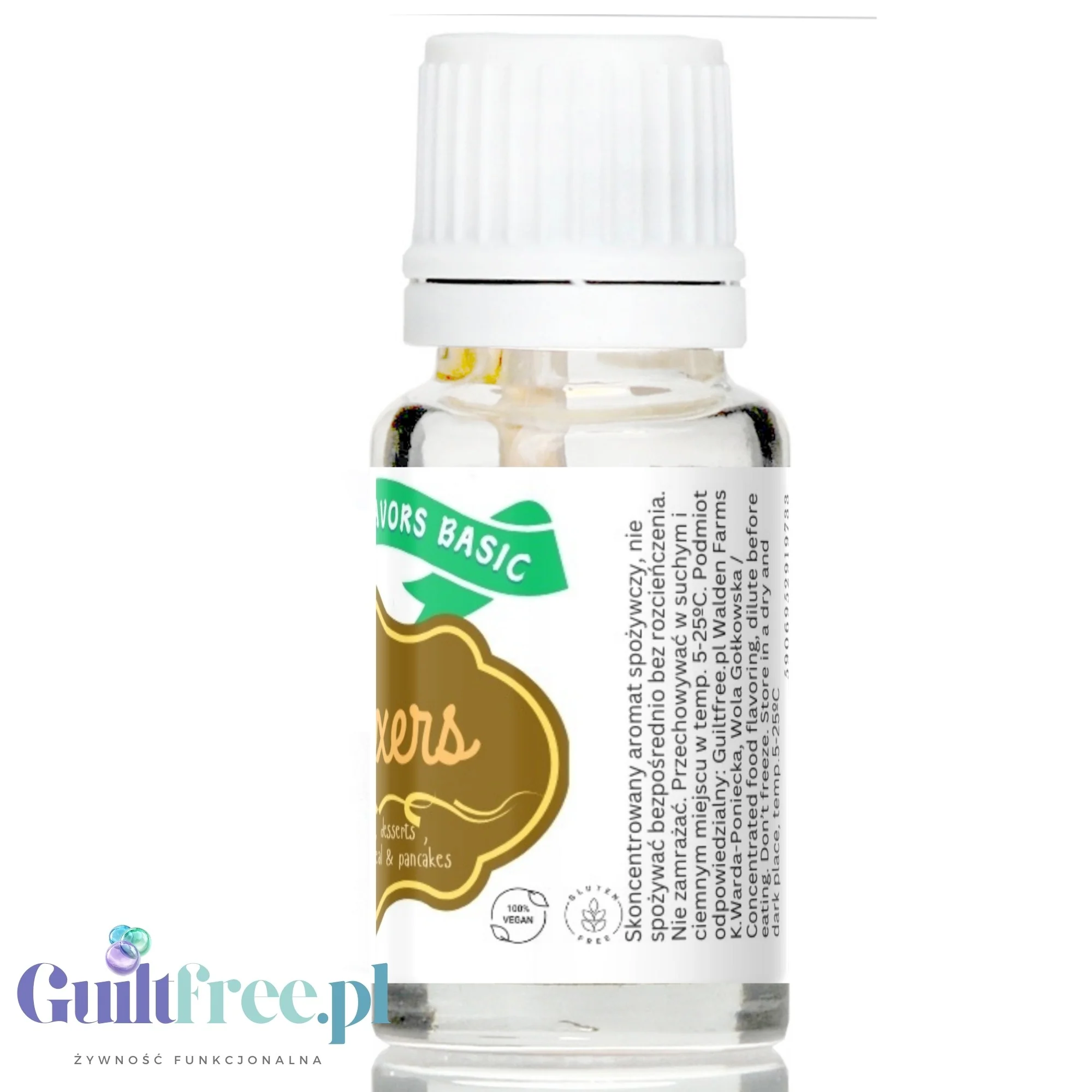 Funky Flavors Basic Twixers 10ml - aromat spożywczy bez cukru i słodzików, Karmel, Herbatnik & Czekolada - Image 4