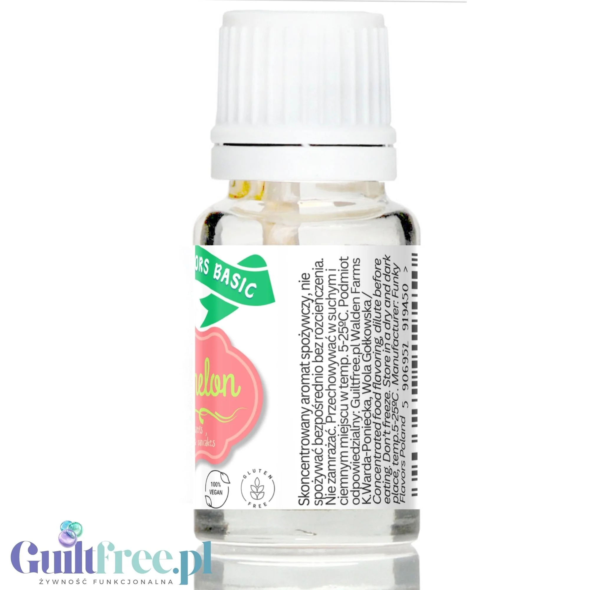 Funky Flavors Basic Watermelon 10ml - Arbuz - kropelki aromatyzujące bez cukru, tłuszczu i słodzików - Image 3