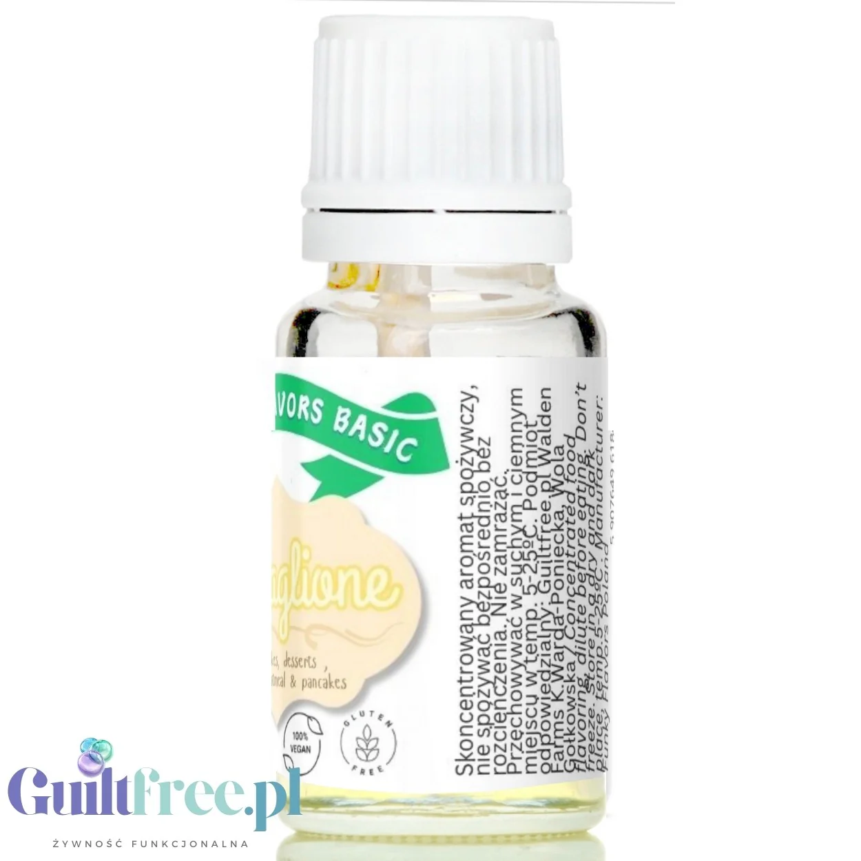 Funky Flavors Basic Zabaglione 10ml - płynny aromat zabajone w kropelkach, bez cukru, tłuszczu i kalorii - Image 3