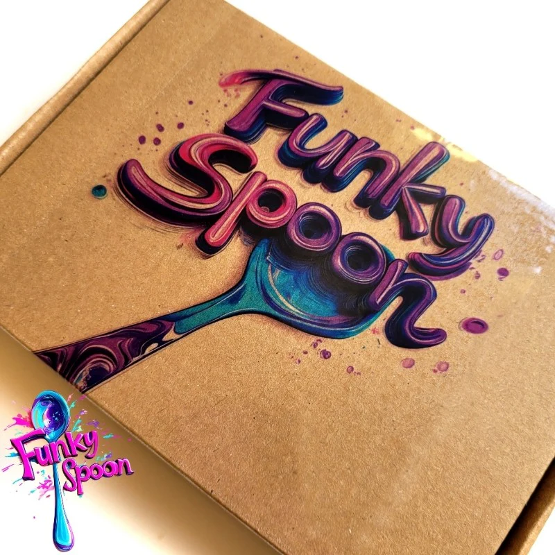 Funky Spoon grawerowana łyżka z afirmacją, Rose Gold 14cm, You are Enough - Image 9