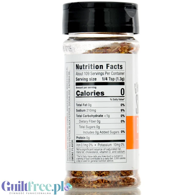 G. Hughes Seasoning BBQ Spice Rub - pikantna przyprawa do steków i burgerów bez cukru i glutaminianu - Image 2