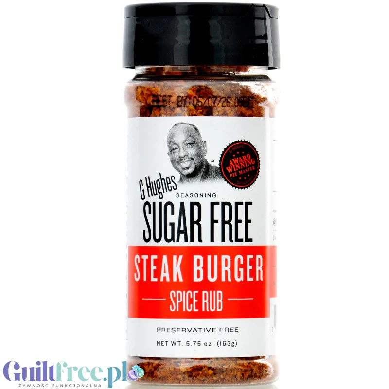 G. Hughes Seasoning Steak Burger Spice Rub - przyprawa do steków i burgerów bez cukru i glutaminianu