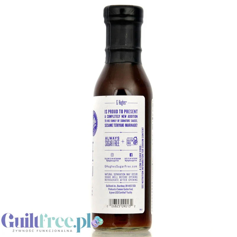 G. Hughes Sesame Teriyaki Marinade - azjatycka marynata sezamowa bez cukru i glutenu - Image 2