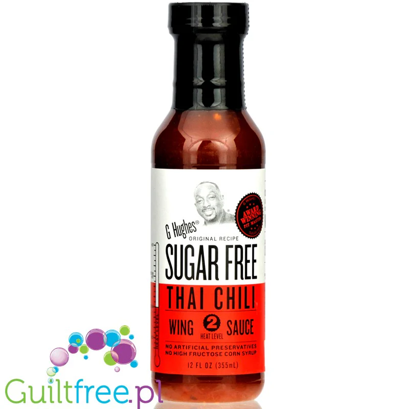 G. Hughes Wing Sauce, Thai Chili - średnio ostry sos do skrzydełek z kurczaka bez cukru