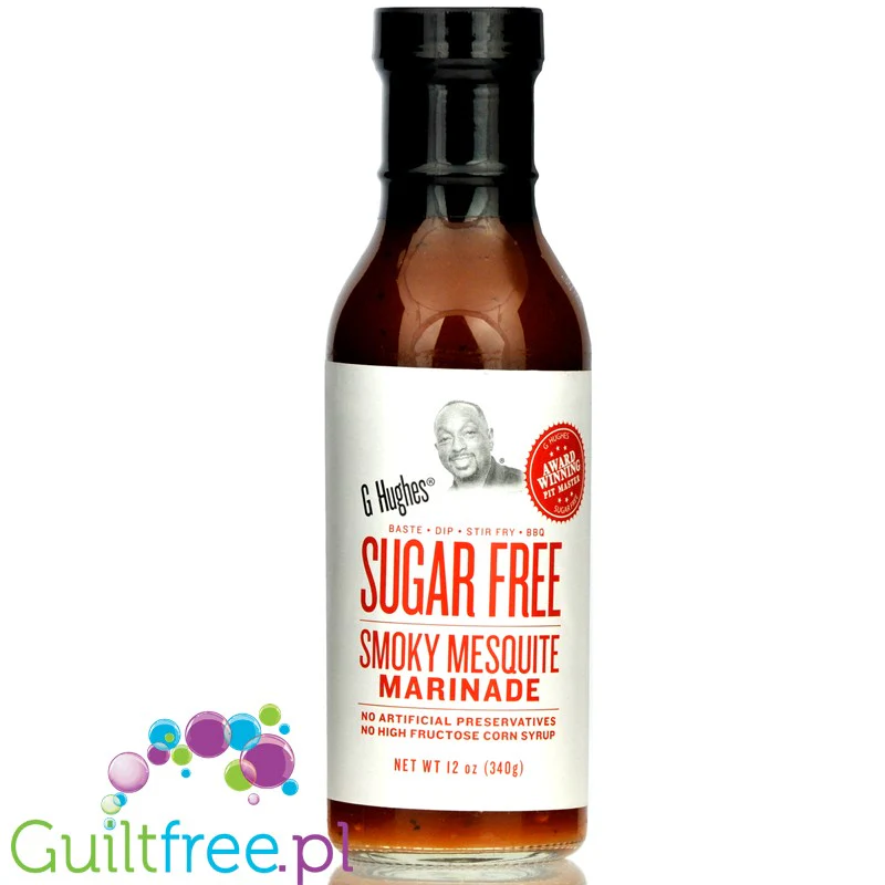 G. Hughes Smoky Mesquite Marinade 5kcal - wędzona marynata do mięs, bez cukru i glutenu