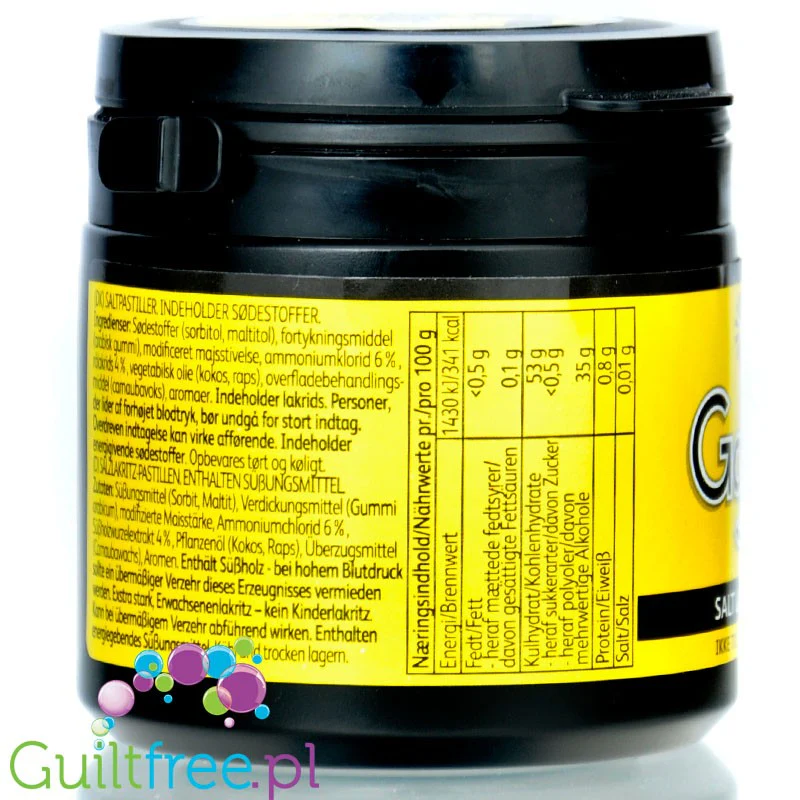 Ga-Jol Salt Lakrids 100g - bardzo mocna słona lukrecja bez cukru - Image 3
