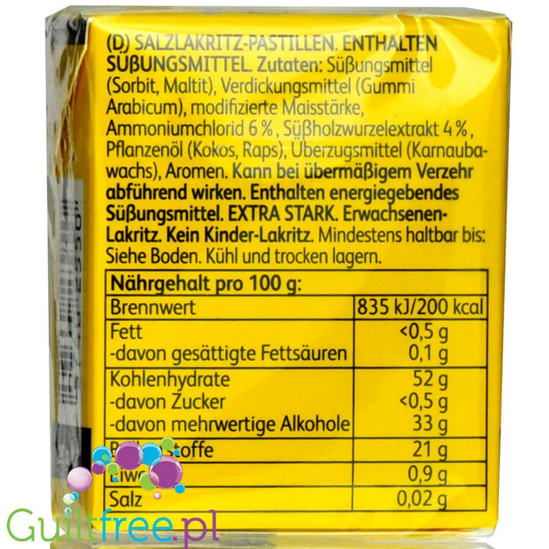 Ga-Jol Salt Lakrids - bardzo mocna słona lukrecja bez cukru - Image 2