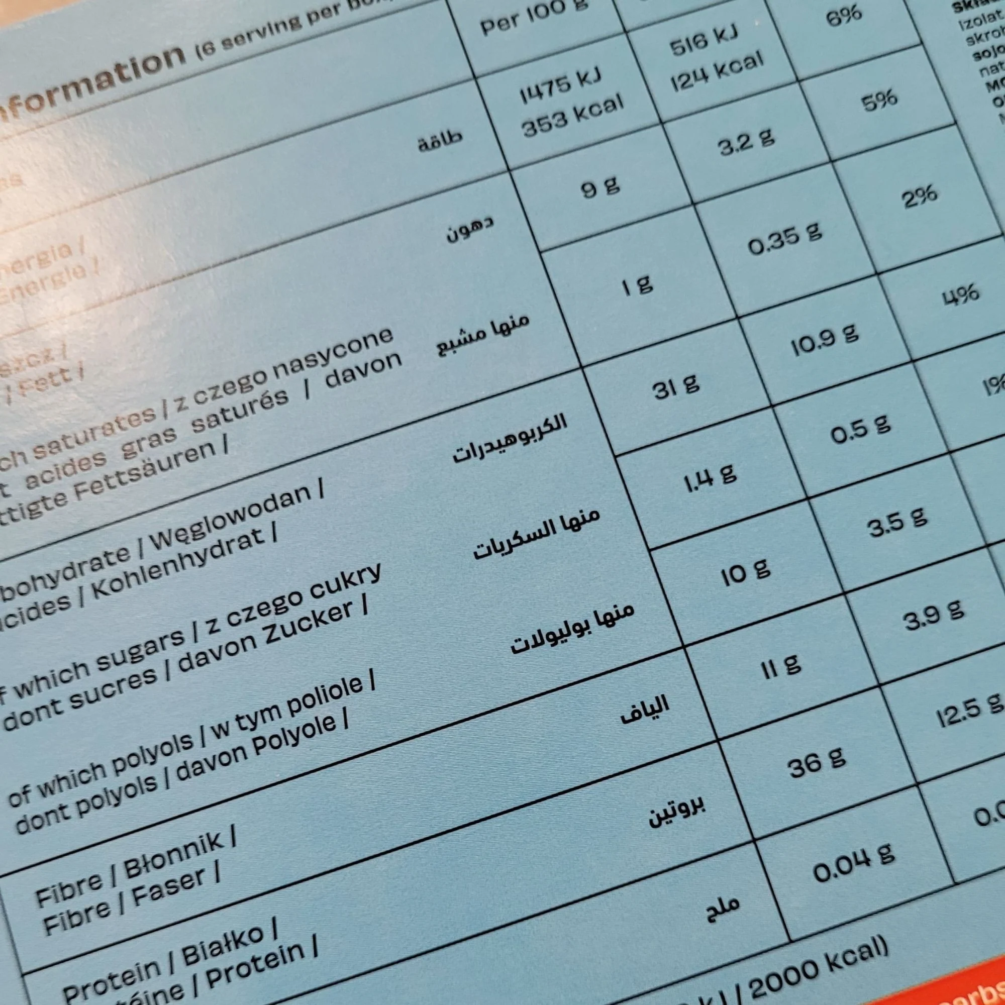 Gains Therapy Peaunt Power - płatki śniadaniowe z masłem orzechowym o wysokiej zawartości białka - Image 5
