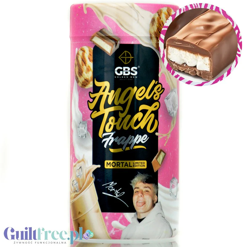 GBS Angel's Touch Frappe Mortal - Smak Batonika Mlecznego - kawa rozpuszczalna o podwyższonej zawartości kofeiny