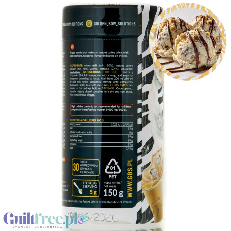 GBS Angel's Touch Frappe Zebo - Lody Biszkoptowe z Mleczną Czekoladą - Image 2