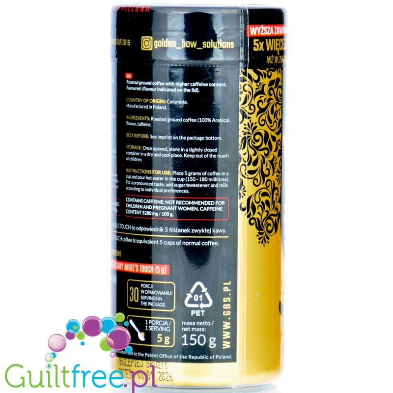 GBS Angel's Touch Krówka 150g - kawa mielona o podwyższonej zawartości kofeiny - Image 3
