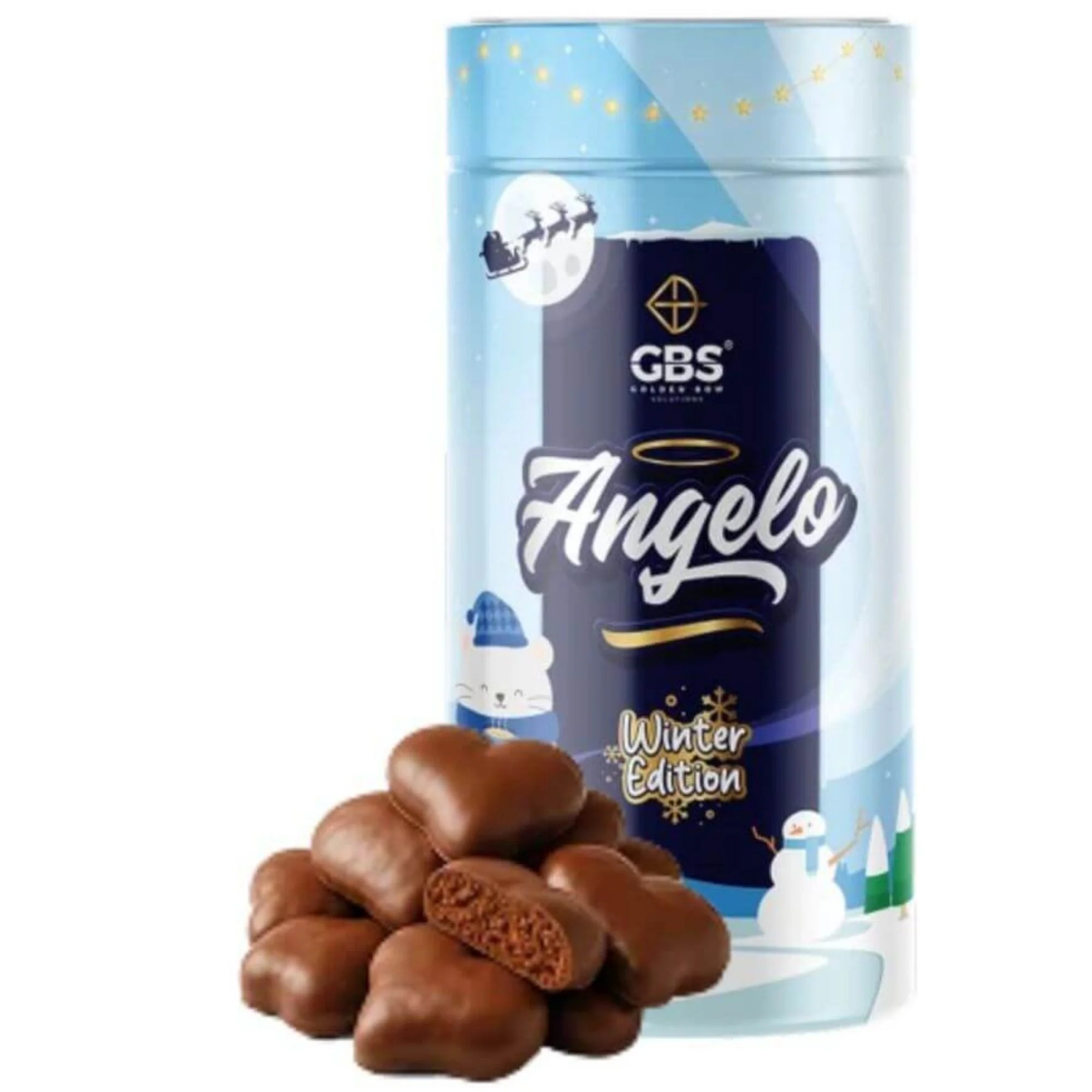 GBS Angelo, Pierniczki W Czekoladzie 100g - smakowa kawa rozpuszczalna, sezonowa edycja limitowana Zimowa - Image 3
