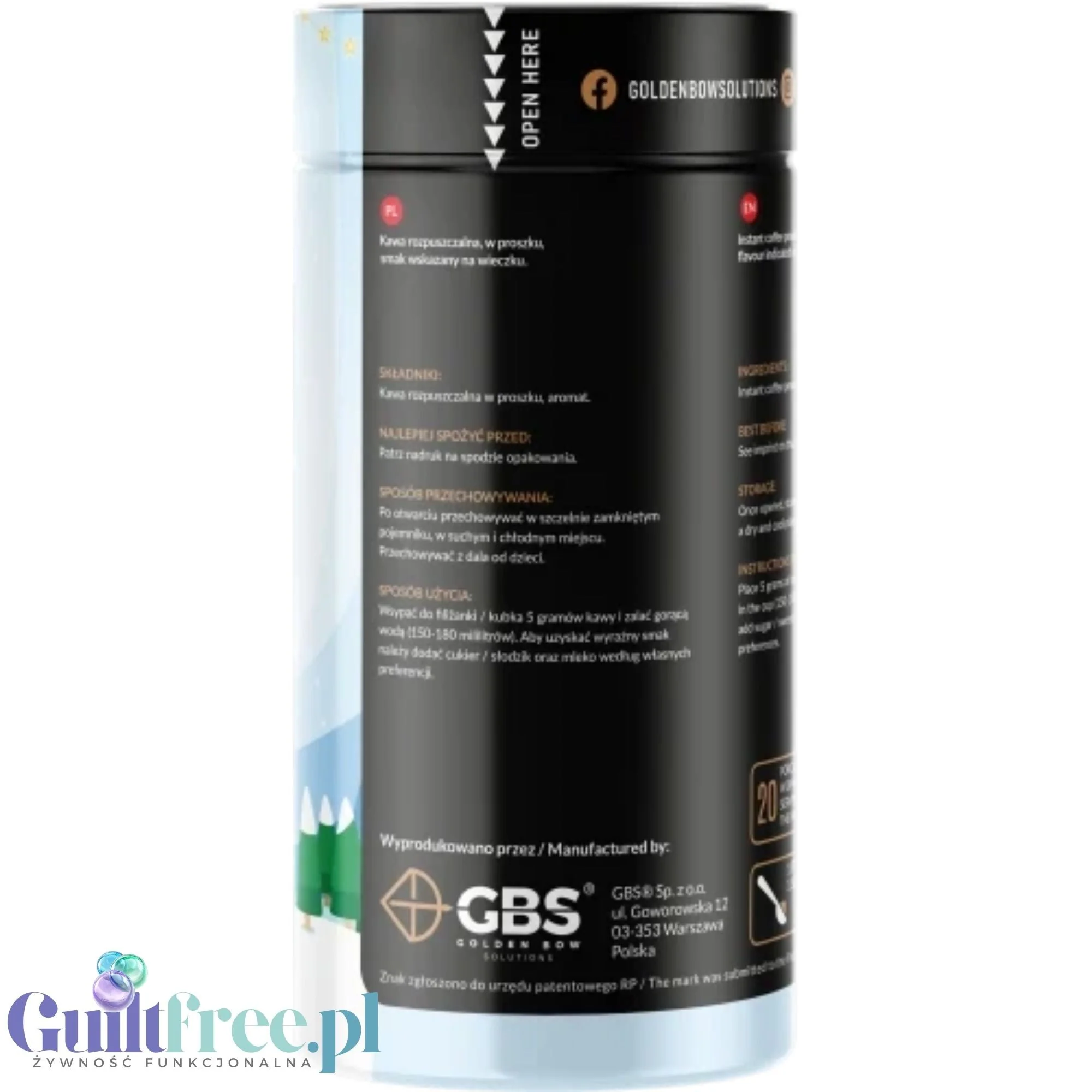 GBS Angelo, Toffeenut 100g - smakowa kawa rozpuszczalna, sezonowa edycja limitowana Zimowa - Image 2