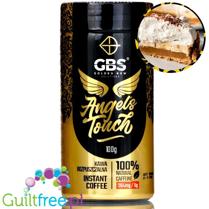 GBS Angel's Touch kawa rozpuszczalna o podwyższonej zawartości kofeiny, Banoffee