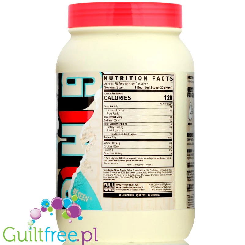 Ghost 100% Whey Fruity Cereal Milk - odżywka białkowa z WPI, WPH i kompleksem enzymów - Image 2