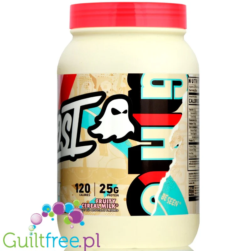 Ghost 100% Whey Fruity Cereal Milk - odżywka białkowa z WPI, WPH i kompleksem enzymów - Image 3
