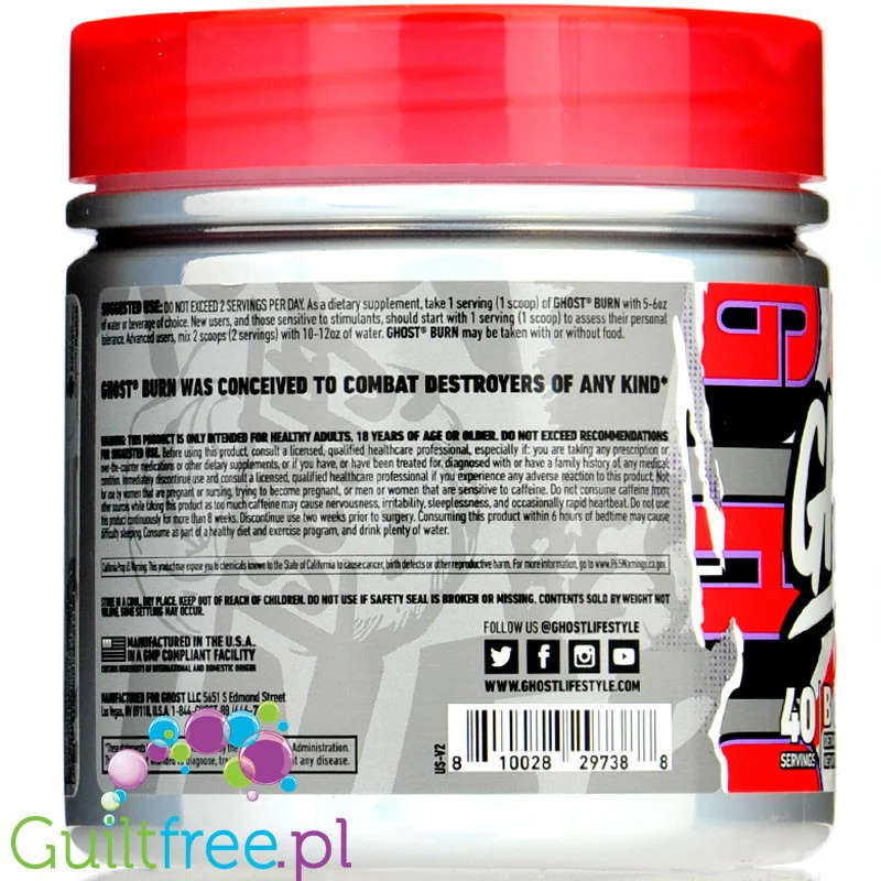 Ghost® Burn V2 Serving Spicy Pineapple Margarita 230g - Image 3