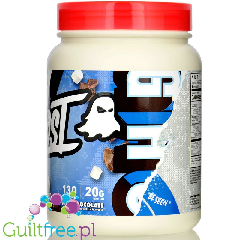 Ghost High Protein Hot Cacao Mix, Milk Chocolate - proteinowa czekolada do picia z piankami marshmallow, 20g białka & 130kcal - Image 4