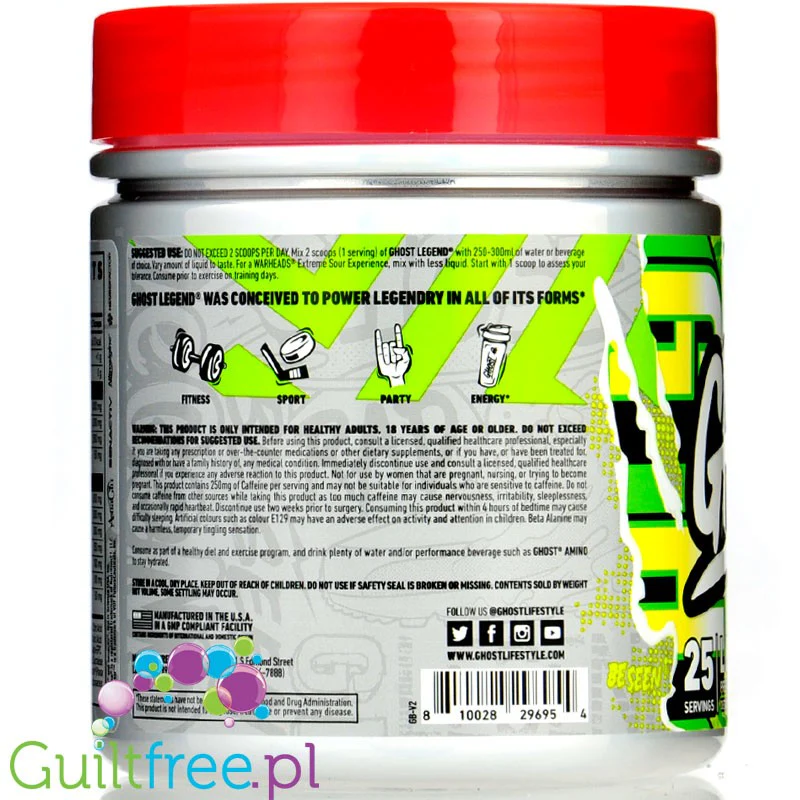 Ghost® Legend V2 Int 25 Serving Warheads Watermelon 425g - Image 3