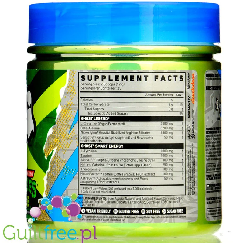 Ghost® Legend X Teenage Mutant Ninja Turtles 25 Serving Ooze 425g - Image 2