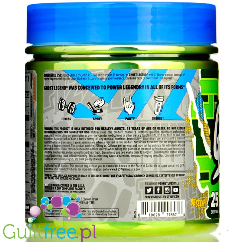 Ghost® Legend X Teenage Mutant Ninja Turtles 25 Serving Ooze 425g - Image 3