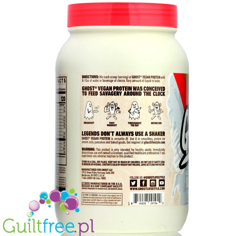 Ghost Vegan Protein Pancake Batter - wegańska odżywka białkowa bez soi i glutenu - Image 4