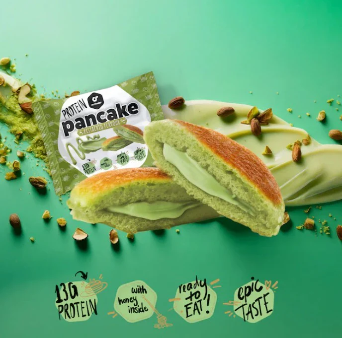 Go Fitness Protein Pancake Pistachio - naleśnik białkowy z kremem pistacjowym 181kcal - Image 2