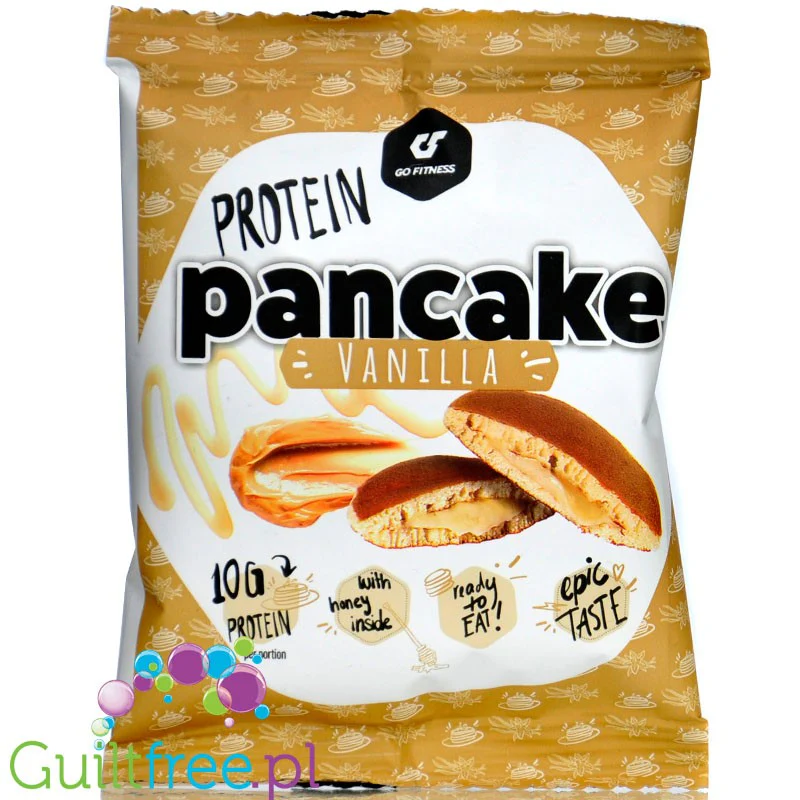 Go Fitness Protein Vanilla Pancake - naleśnik proteinowy z masą waniliową, 161kcal & 10g białka