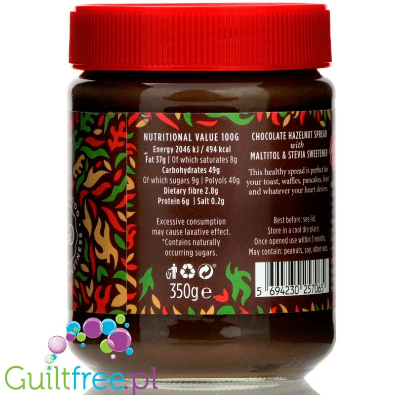 Good Good Choco Hazel Stevia krem orzechowo-czekoladowy bez cukru - Image 3