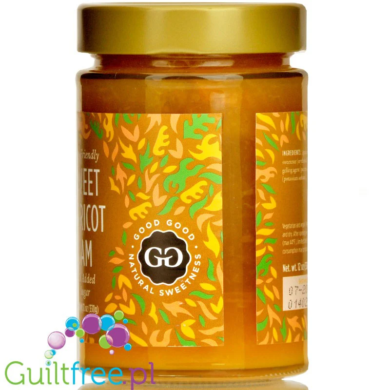 Good Good Keto Apricot - dżem morelowy bez cukru, 30kcal - Image 2