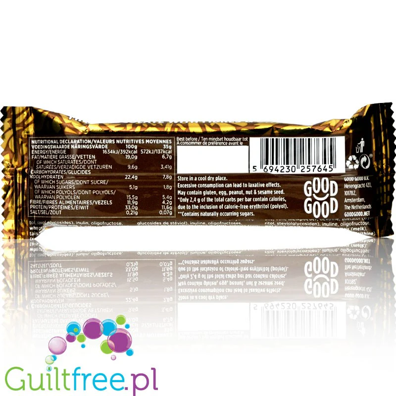 Good Good Keto Cashew Nougat Bar ketogeniczny baton z nugatem i nerkowcami - Image 2