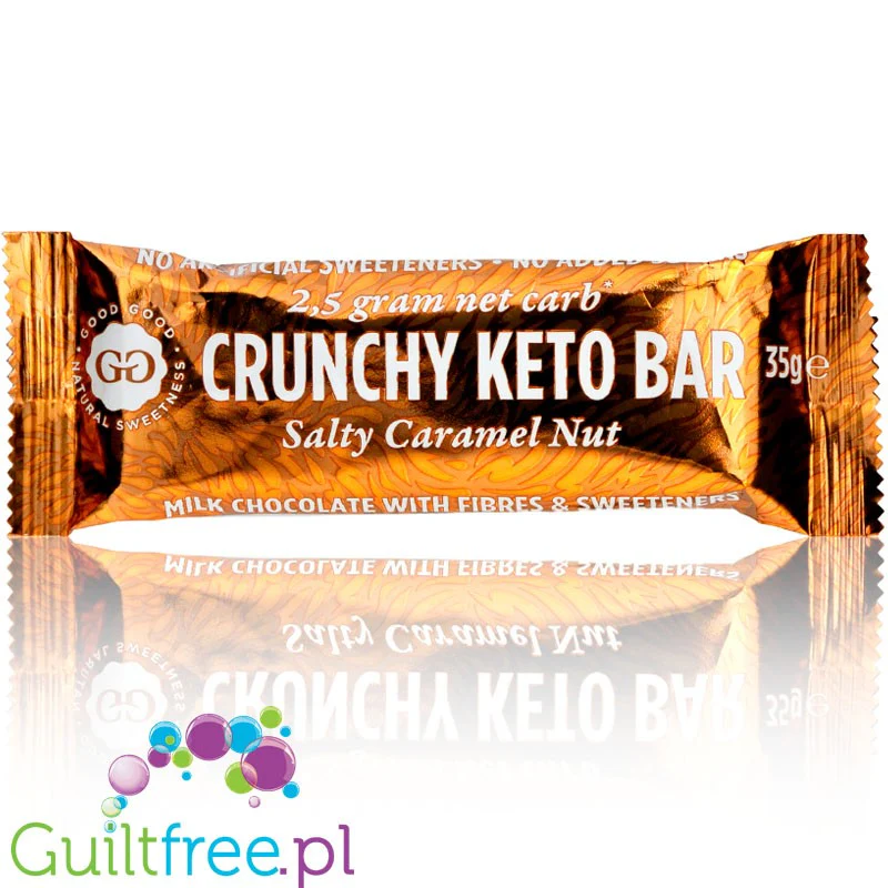 Good Good Keto Salty Caramel Peanut Bar ketogeniczny baton lukrecjowy bez cukru