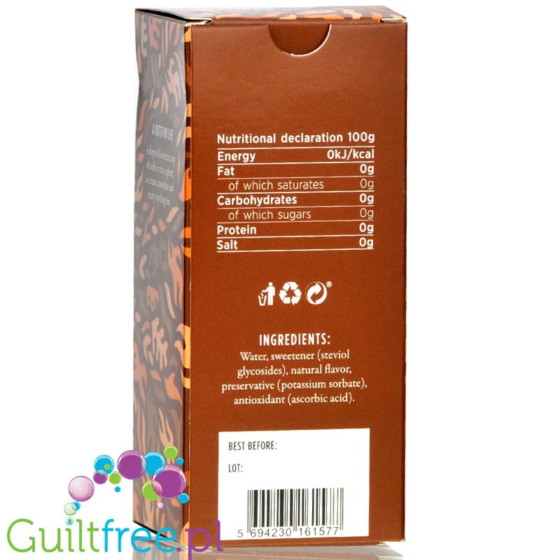 Good Good Sweet Drops of Stevia Caramel, naturalny aromat ze stewią, Karmel - Image 2