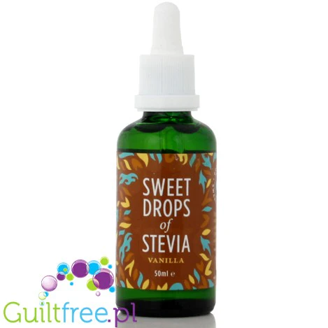Good Good Sweet Drops of Stevia Vanilla, naturalny aromat ze stewią, Wanilia - Image 2