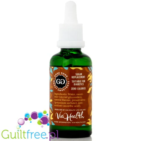 Good Good Sweet Drops of Stevia Vanilla, naturalny aromat ze stewią, Wanilia - Image 4