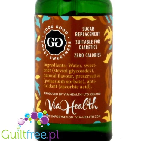 Good Good Sweet Drops of Stevia Vanilla, naturalny aromat ze stewią, Wanilia - Image 5