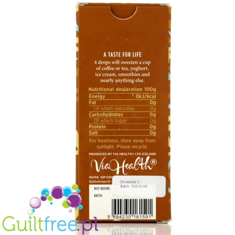 Good Good Sweet Drops of Stevia Vanilla, naturalny aromat ze stewią, Wanilia - Image 6